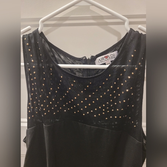 Airoldi collection black dress Medium - Picture 3 of 4